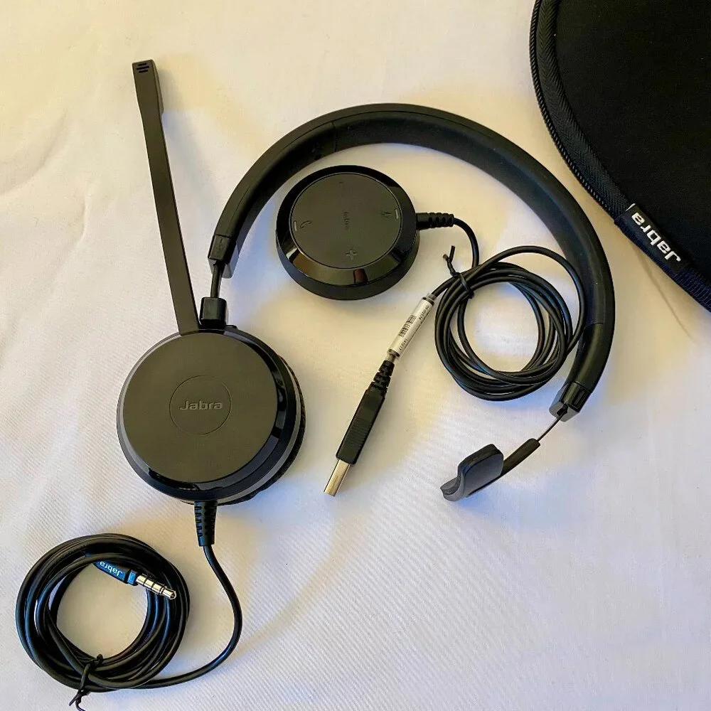 Jabra Evolve 30 II Wired Mono Headset with Microphone (ENC060) EUC
